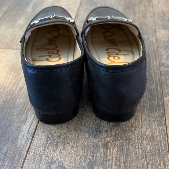 Sam Edelman Kids Black Dress Loafers with Silver Detail - Picture 2 of 8